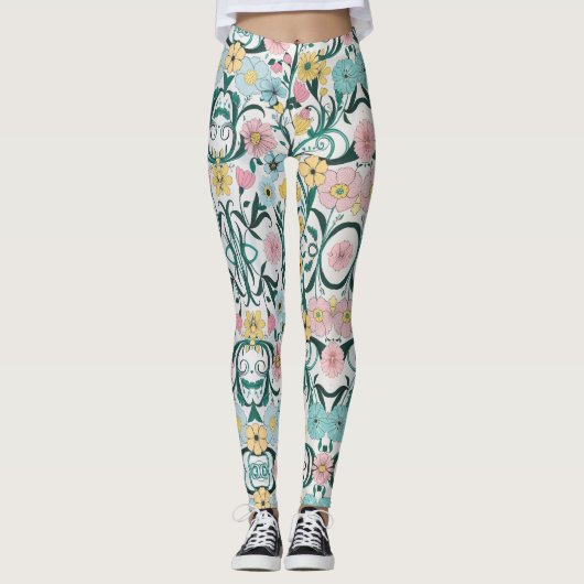 Floral Elegance Leggings (Vorderseite)