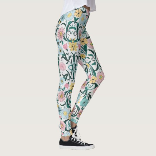 Floral Elegance Leggings (Rechts)