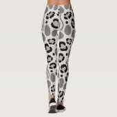 "Floral Elegance Leggings - Design Ai (Rückseite)