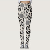 "Floral Elegance Leggings - Design Ai (Vorderseite)