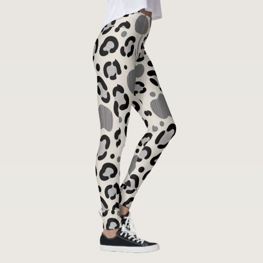 "Floral Elegance Leggings - Design Ai (Rechts)