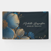 Floral Elegance Luxe Jewelry Designer, Artisan Banner (Horizontal)