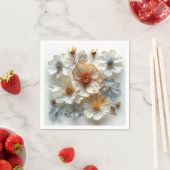 "Floral Elegance Napkins Serviette (Beispiel)