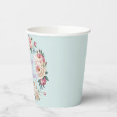 Floral Elegance Pappbecher (Links)
