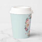 Floral Elegance Pappbecher (Rechts)