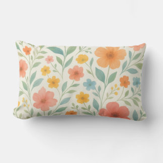Floral Elegance Pillow – Lovely Floral Lendenkissen
