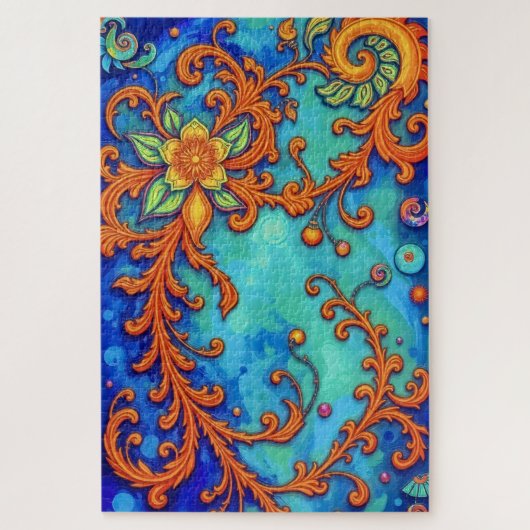 Floral Elegance Puzzle (Vertikal)