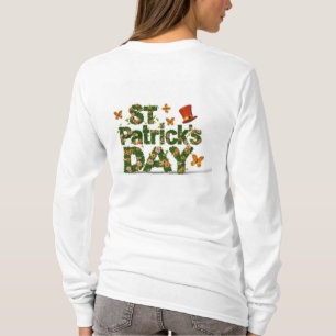Floral Elegance: St. Patrick's Day FUNNY T-Shirt