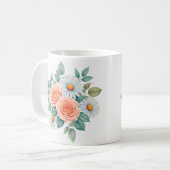 "Floral Elegance Tea Cup" Kaffeetasse (Vorderseite Links)