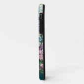 Floral Elegant Blue Hydrangeas iPhone Case (Hinten/Links)