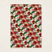 Floral Elegant Calligraphy Burgundy Tischnummer (Rückseite)