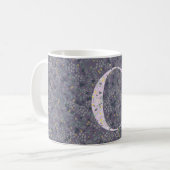 Floral Elegant Class C lila mit einer Phrase Kaffeetasse (Vorderseite Links)