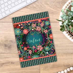 Floral Elegant Hübsch Moderner Muttertag Karte