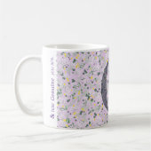 Floral Elegant Klasse Monogram G lilac mit einer P Kaffeetasse (Links)