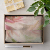 Floral Elegant Rosa Drehbuch Ephemera Decoupage Seidenpapier (Geschenk)