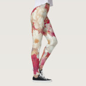 Floral elegant rot leggings (Rechts)