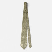 Floral Elegant Sage Green Elfenbeinhochzeit Krawatte (Vorderseite)