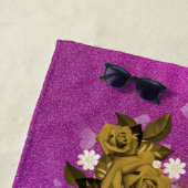 Floral Elegant Strandtuch (Beispiel)