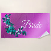 Floral Elegant Strandtuch (Vorderseite)