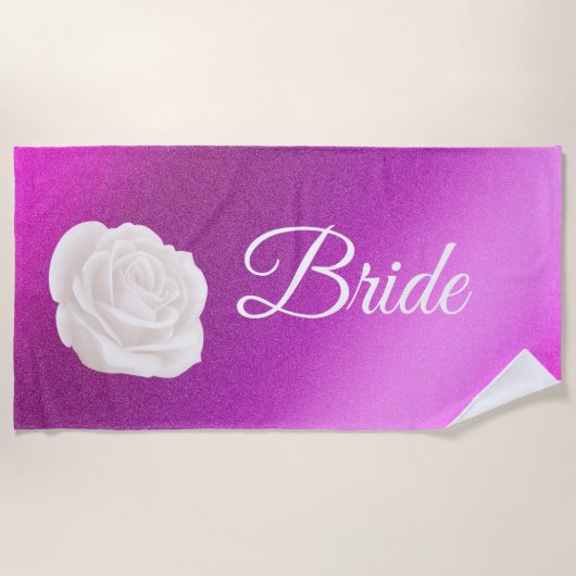 Floral Elegant Strandtuch (Vorderseite)