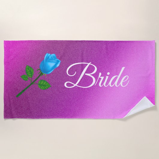 Floral Elegant Strandtuch (Vorderseite)