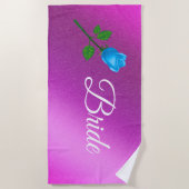 Floral Elegant Strandtuch (Vorderseite)