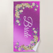 Floral Elegant Strandtuch (Vorderseite)