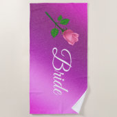 Floral Elegant Strandtuch (Vorderseite)