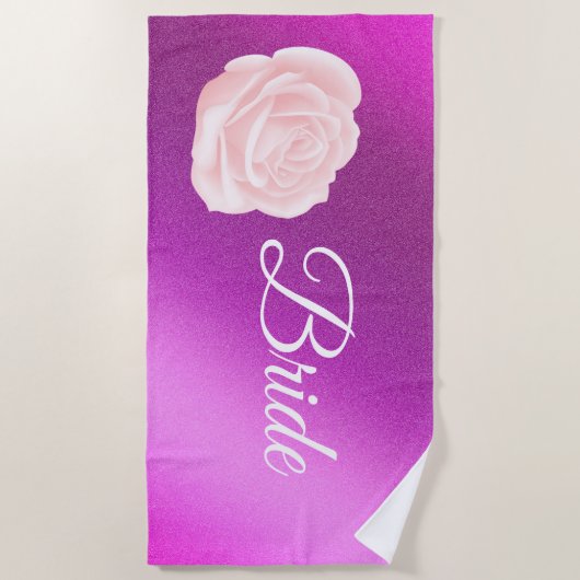 Floral Elegant Strandtuch (Vorderseite)