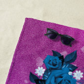 Floral Elegant Strandtuch (Beispiel)