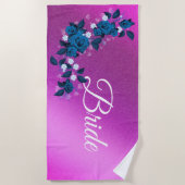 Floral Elegant Strandtuch (Vorderseite)