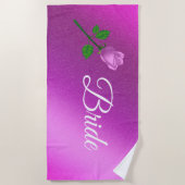 Floral Elegant Strandtuch (Vorderseite)