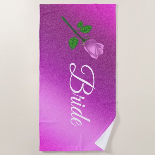 Floral Elegant Strandtuch (Vorderseite)