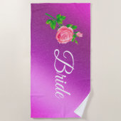 Floral Elegant Strandtuch (Vorderseite)