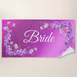 Floral Elegant Strandtuch