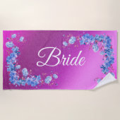 Floral Elegant Strandtuch (Vorderseite)