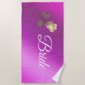 Floral Elegant Strandtuch (Vorderseite)