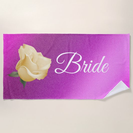 Floral Elegant Strandtuch (Vorderseite)