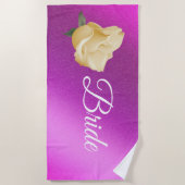 Floral Elegant Strandtuch (Vorderseite)