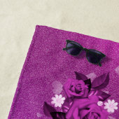 Floral Elegant Strandtuch (Beispiel)