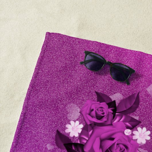 Floral Elegant Strandtuch (Beispiel)