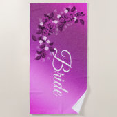 Floral Elegant Strandtuch (Vorderseite)