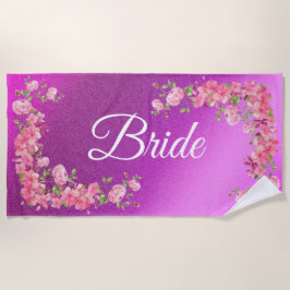 Floral Elegant Strandtuch