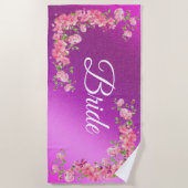 Floral Elegant Strandtuch (Vorderseite)
