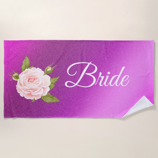 Floral Elegant Strandtuch (Vorderseite)