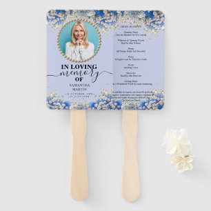 Floral Elegante Beerdigung zum Leben Fächer