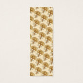 Floral Elegante Einzigartiges Lesezeichen der Vint (Rückseite)