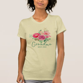Floral Elegante Grandma T - Shirt