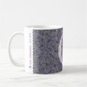 Floral Elegante Klasse Monogram G lila mit einer P Kaffeetasse (Links)