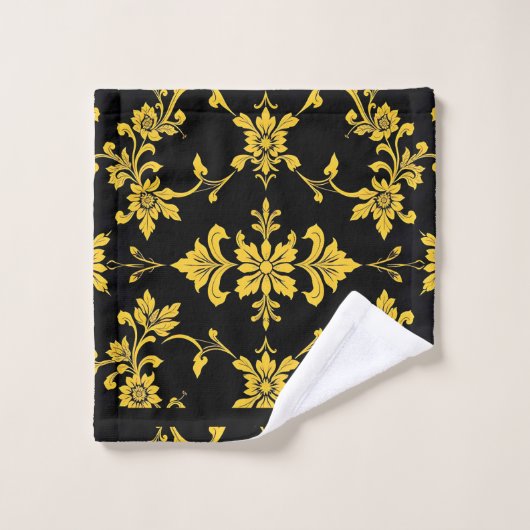 Floral Elegante Luxus Moderne Sammlung Badhandtuch Set (Waschlappen)